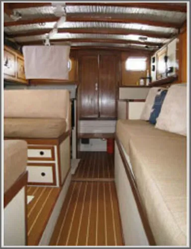 Slide: The Image of Cross 38 Aft-Cabin Cruising Trimaran 1976 - 7