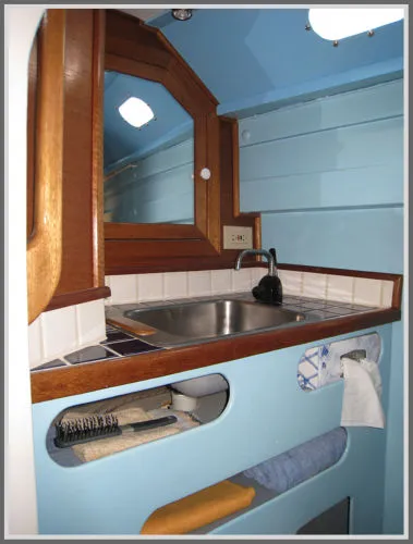 Slide: The Image of Cross 38 Aft-Cabin Cruising Trimaran 1976 - 8