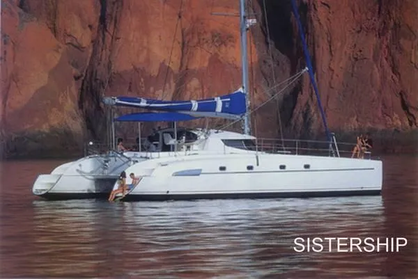 Slide: The Image of Fountaine Pajot Bahia 46 Catamaran 2001 - 0