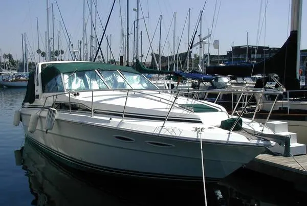 Slide: The Image of Sea Ray 340 Express Cruiser 1988 - 2