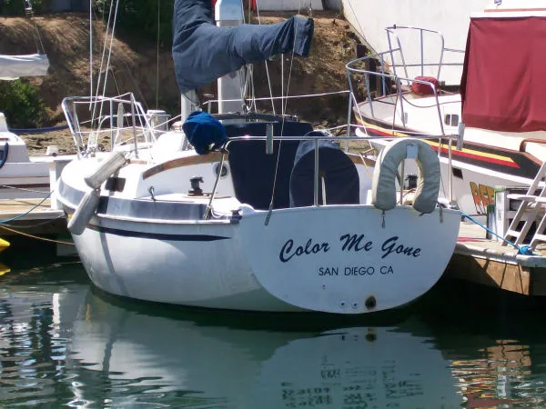 Slide: The Image of CAPITAL YACHTS Newport 27 1979 - 1
