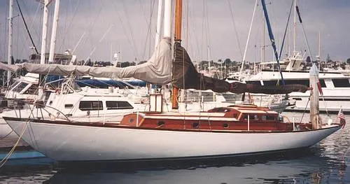 Slide: The Image of Fellows & Stewart Island Clipper 1946 - 0