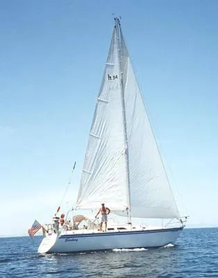 Slide: The Image of Hunter Sloop 1983 - 0