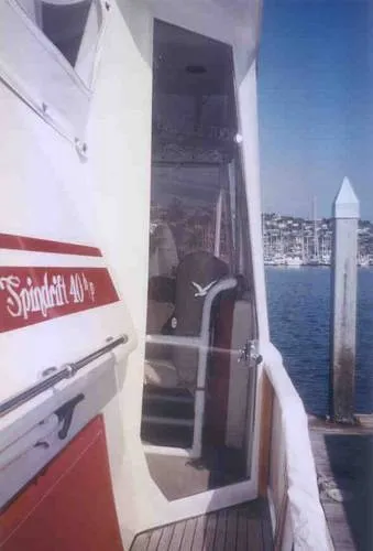 Slide: The Image of Spindrift Sundeck Motoryacht 1984 - 1