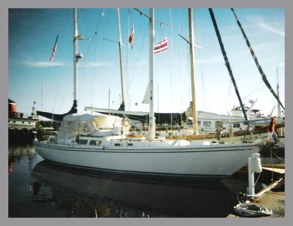 Slide: The Image of Bruce Roberts Design Center Cockpit Ketch 1979 - 0
