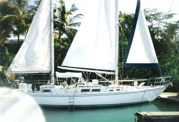 Slide: The Image of Bruce Roberts Design Center Cockpit Ketch 1979 - 1