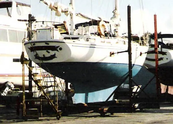 Slide: The Image of Bruce Roberts Design Center Cockpit Ketch 1979 - 2