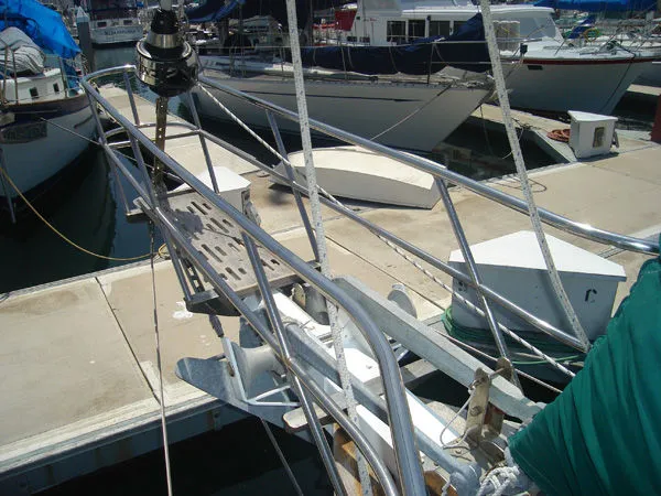 Slide: The Image of Custom Roberts Center Cockpit Ketch with customization by Crealock 1996 - 4