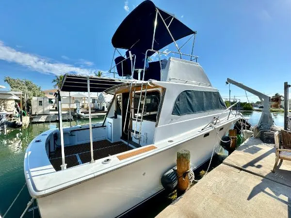Slide: The Image of Egg Harbor Sedan Flybridge 1985 - 2