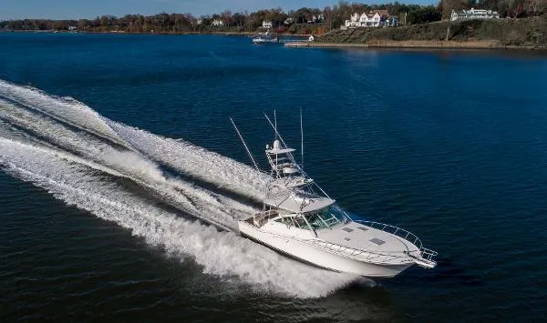 Slide: The Image of Cabo 45 Express CAT powered 2005 - 9