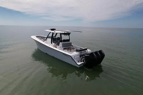 Slide: The Image of Front Runner 36 Center Console 2024 - 2