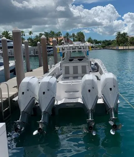 Slide: The Image of Invincible 35 Catamaran 2022 - 2