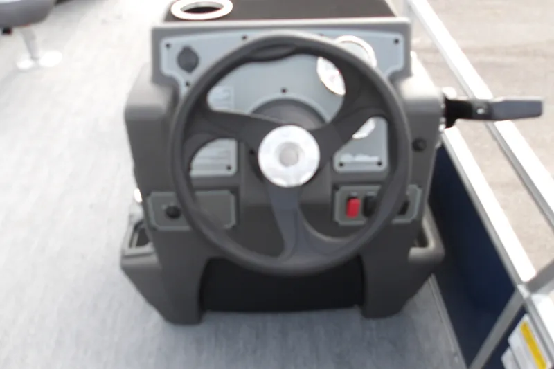 Slide: The Image of Steering console of 2026 Sun Tracker Bass Buggy 18 DLX pontoon boat. - 20