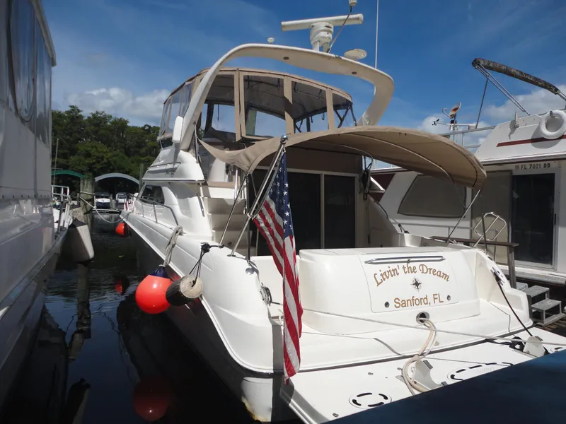 Slide: The Image of Sea Ray 450 Express Bridge 2001 - 2