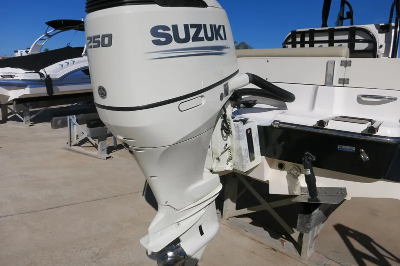 Slide: The Image of 2019 Sea Born LX22 Center Console with Suzuki 250 outboard motor. - 25