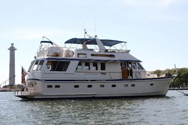 Slide: The Image of Lowland 64 Pilot House Long Range Motor Yacht 1986 - 3