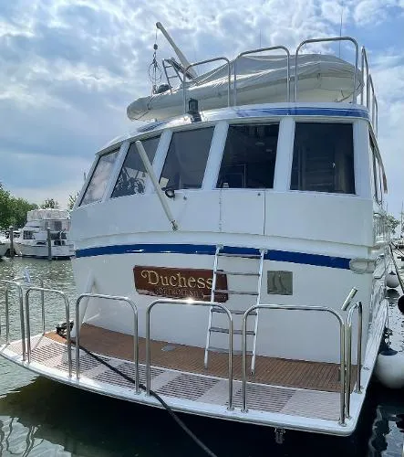 Slide: The Image of Lowland 64 Pilot House Long Range Motor Yacht 1986 - 6