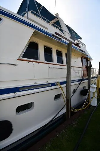 Slide: The Image of Lowland 64 Pilot House Long Range Motor Yacht 1986 - 7