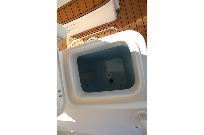 Slide: The Image of 2024 Grady-White 251 Coastal Explorer boat interior storage compartment. - 16