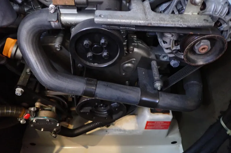 Slide: The Image of Engine components of a 2018 Jeanneau Sun Odyssey 389 sailboat. - 161