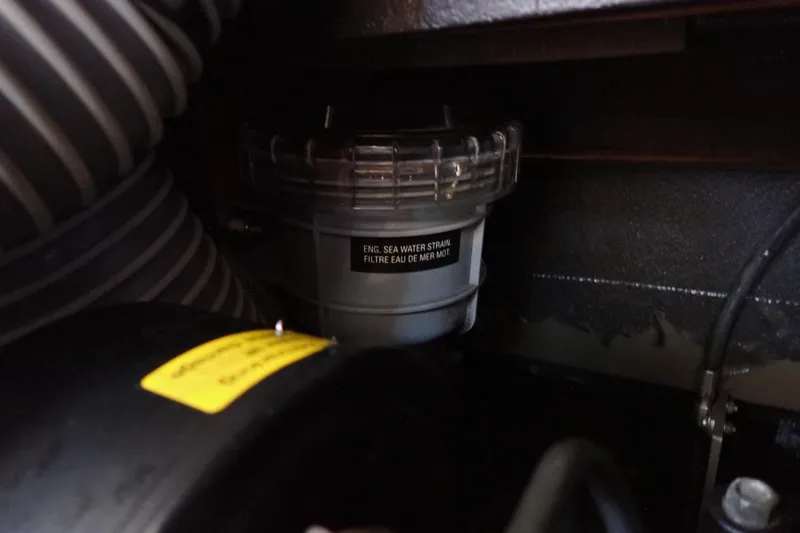 Slide: The Image of Engine sea water strainer in 2018 Jeanneau Sun Odyssey 389 yacht. - 163