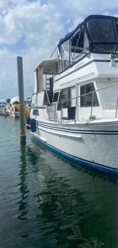 Slide: The Image of Senator Futura Sundeck Trawler 1987 - 2