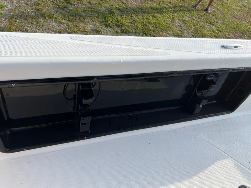 Slide: The Image of Storage compartment on a 2016 Blue Wave 2400 PureBay boat. - 39