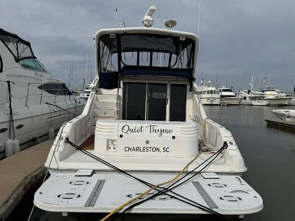 Slide: The Image of Sea Ray 440 Express Bridge 1996 - 1