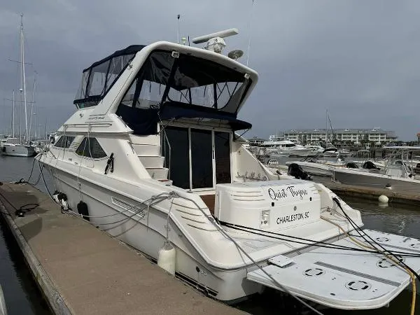 Slide: The Image of Sea Ray 440 Express Bridge 1996 - 3