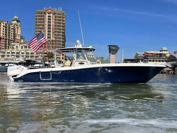 Slide: The Image of Hydra-Sports 3400 Center Console 2015 - 2
