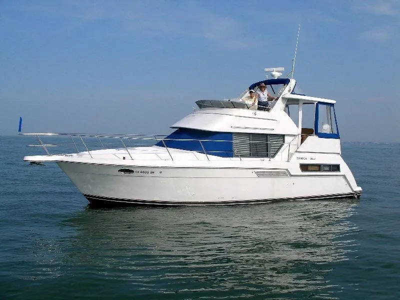 Slide: The Image of Carver Yachts 355 Aft Cabin 1996 - 0