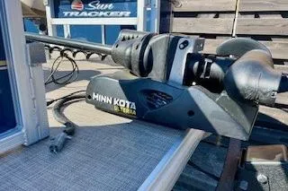 Slide: The Image of 2023 Sun Tracker Bass Buggy 16 XL Select with Minn Kota trolling motor. - 3