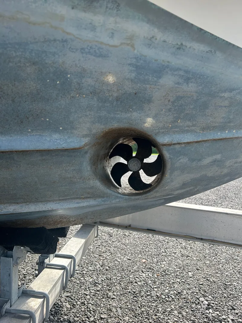 Slide: The Image of Bow thruster of a 2013 Rinker 290 Express Cruiser. - 7
