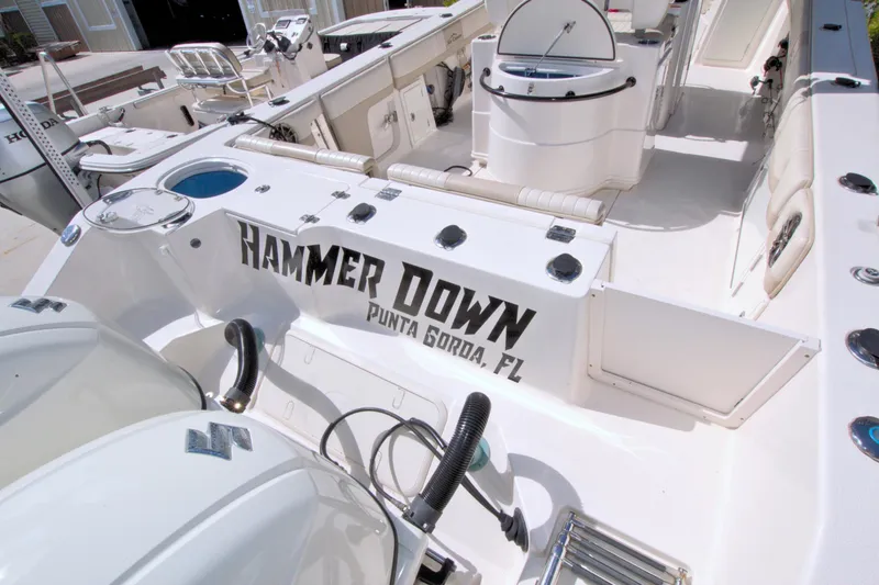 Slide: The Image of 2018 Sea Chaser 27 HFC boat, "Hammer Down," docked in Punta Gorda, FL. - 42
