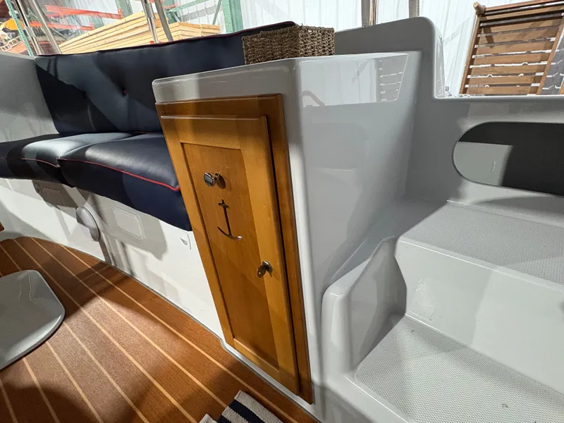 Slide: The Image of Interior of a 2021 Duffy Cuddy Cabin boat. - 31