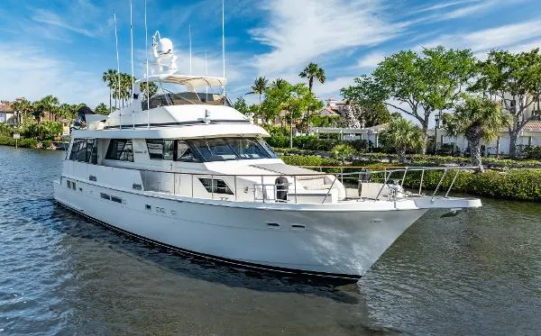 Slide: The Image of Hatteras 67 Cockpit Motor Yacht 1988 - 1