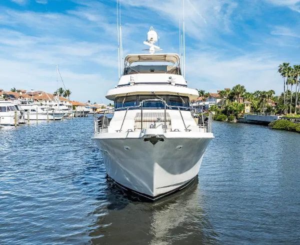 Slide: The Image of Hatteras 67 Cockpit Motor Yacht 1988 - 2