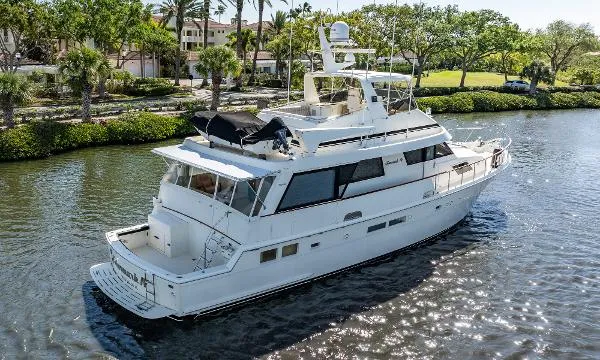 Slide: The Image of Hatteras 67 Cockpit Motor Yacht 1988 - 3