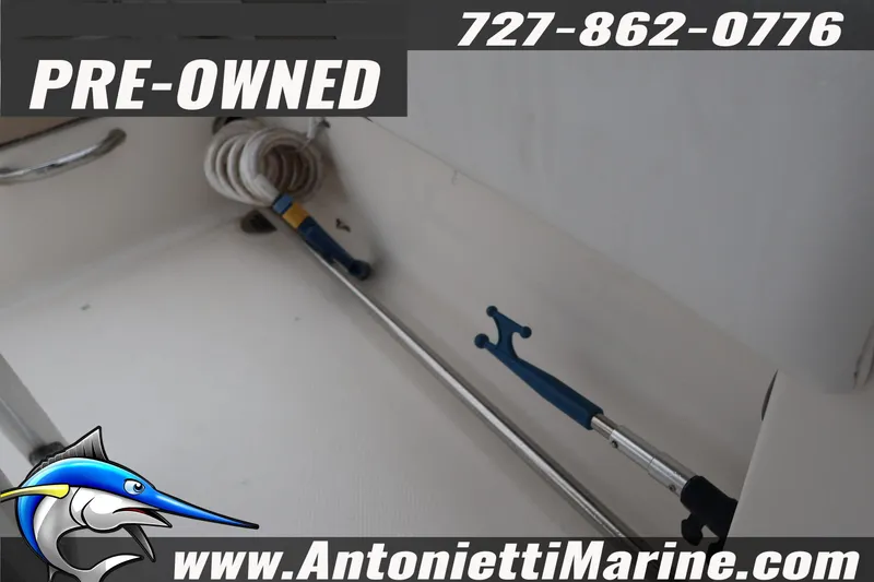 Slide: The Image of Pre-owned 2017 Robalo R200 Center Console boat equipment, Antonietti Marine contact details. - 20
