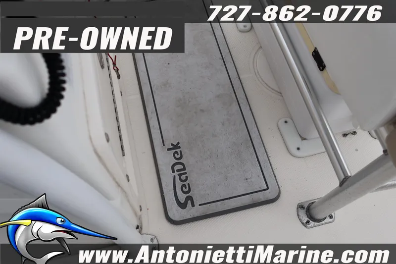 Slide: The Image of Pre-owned 2017 Robalo R200 Center Console boat with SeaDek flooring, contact Antonietti Marine. - 21