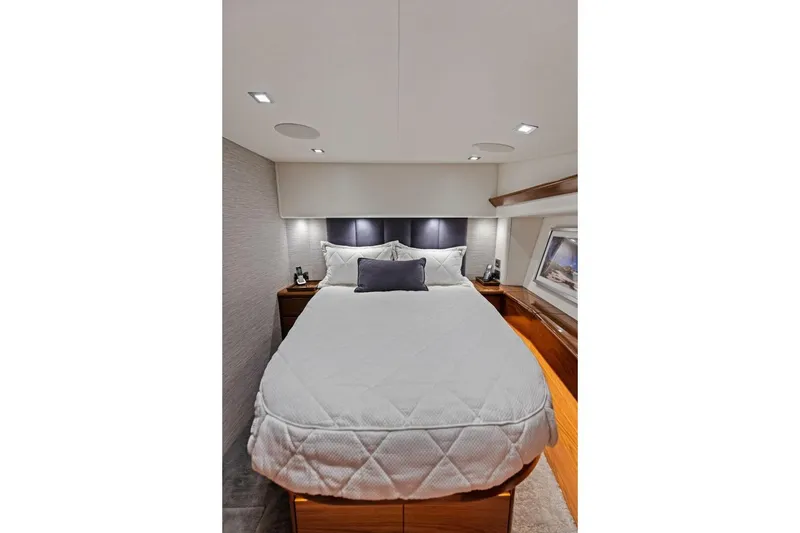 Slide: The Image of 2023 Viking 54 Convertible OLDE FLORIDIAN Master Stateroom - 4