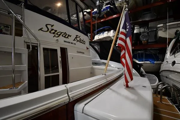 Slide: The Image of Carver Yachts 400 Cockpit Motor Yacht 1996 - 6