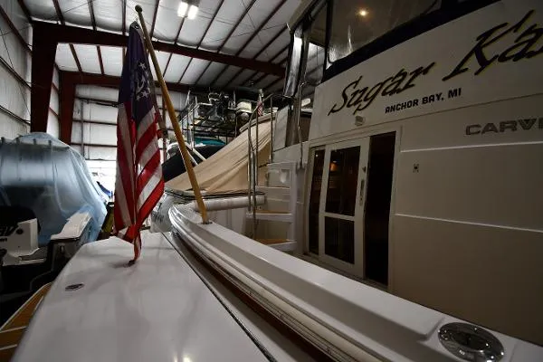 Slide: The Image of Carver Yachts 400 Cockpit Motor Yacht 1996 - 8