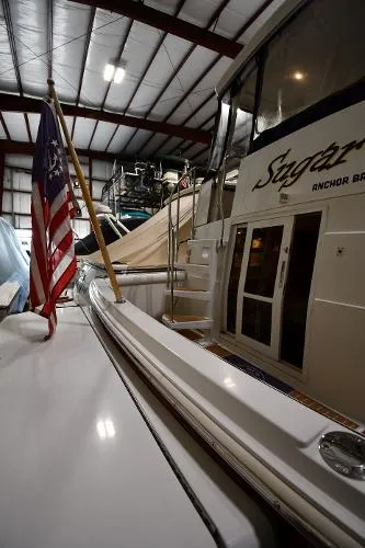 Slide: The Image of Carver Yachts 400 Cockpit Motor Yacht 1996 - 9