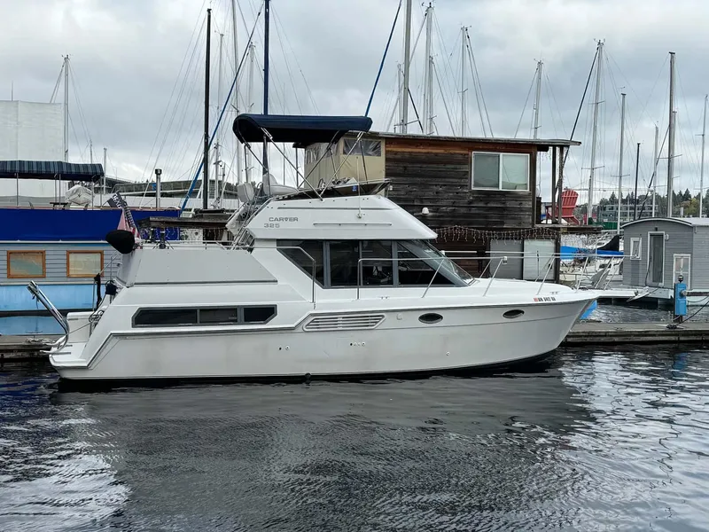 Slide: The Image of Carver Yachts 325 Aft Cabin 1996 - 0