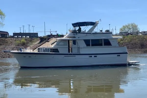 Slide: The Image of Hatteras 53 Extended Deckhouse Motor Yacht 1984 - 1