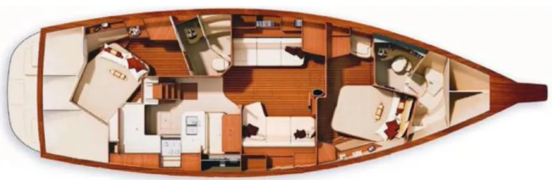 Slide: The Image of Island Packet 440 Interior Layout - 4