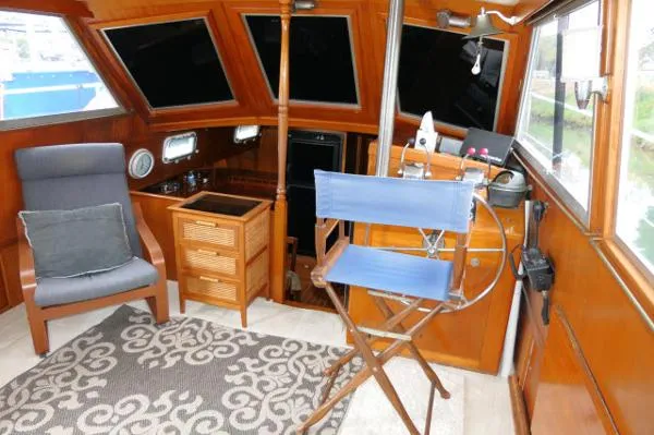 Slide: The Image of Gulfstar Aft Cabin Sundeck Trawler 1975 - 1
