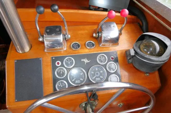 Slide: The Image of Gulfstar Aft Cabin Sundeck Trawler 1975 - 8