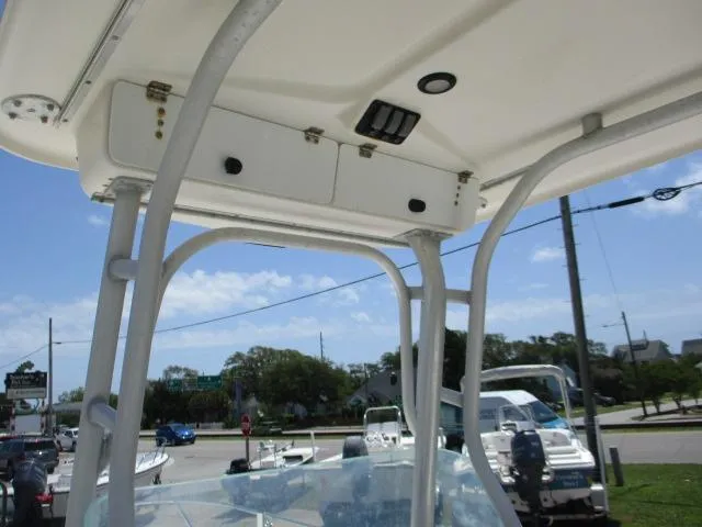 Slide: The Image of Interior view of a 2002 Everglades 250 Center Console boat. - 34